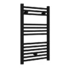 Toreno Black W500 X H800mm Heated Towel Rail -Bathroom Essentials Shop 508bs lrg01