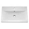 Brooklyn/Toreno 600mm Mid Edged Basin -Bathroom Essentials Shop bas122 l