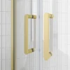 Toreno Brushed Brass 1200 X 900mm Offset Quadrant Shower Enclosure Without Tray -Bathroom Essentials Shop bb18q2d d3 1