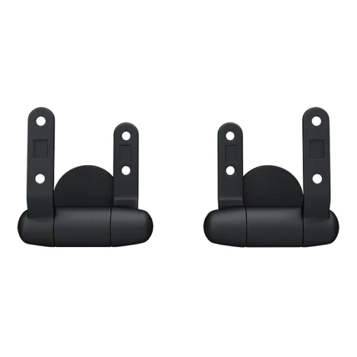 Toreno Wooden Toilet Seat Hinge Pack Matt Black -Bathroom Essentials Shop hinmb1 lrg1