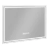 Toreno 700x500mm LED Illuminated Mirror Inc. Anti-Fog, Digital Clock & Touch Sensor -Bathroom Essentials Shop mir009 d2