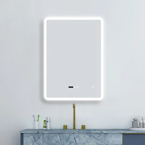 Toreno 700 X 500mm Portrait LED Illuminated Bluetooth Mirror Incl. Touch Sensor -Bathroom Essentials Shop mir011 d1n