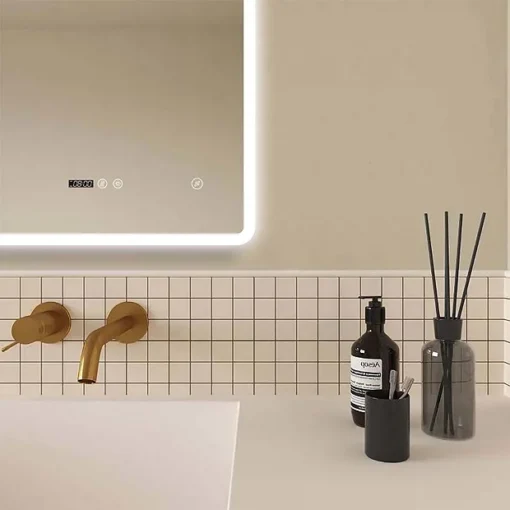 Toreno 700 X 500mm Portrait LED Illuminated Bluetooth Mirror Incl. Touch Sensor -Bathroom Essentials Shop mir011 d5n