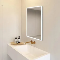 Toreno 800 X 600mm LED Illuminated Bluetooth Mirror Inc. Touch Sensor + Anti-Fog -Bathroom Essentials Shop mir012 d4