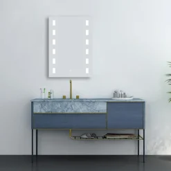 Toreno 500x700mm LED Illuminated Mirror Incl. Touch Sensor -Bathroom Essentials Shop mir041 d3n