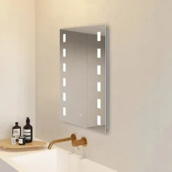 Toreno 500x700mm LED Illuminated Mirror Incl. Touch Sensor -Bathroom Essentials Shop mir041 d4n