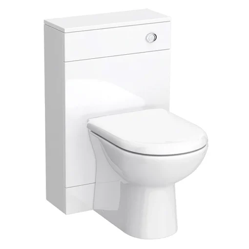 Toreno 1100mm Gloss White Vanity Unit Bathroom Suite - Depth 400/200mm -Bathroom Essentials Shop mod1100pan d2