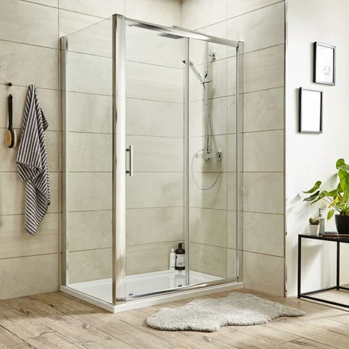 Toreno 8mm Rectangular Sliding Door Shower Enclosure - Easy Fit -Bathroom Essentials Shop modsdsp l