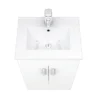 Toreno White 500mm Vanity Unit (Flat Packed) -Bathroom Essentials Shop mv500fpd3