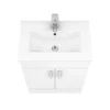 Toreno White 620mm Vanity Unit (Flat Packed) -Bathroom Essentials Shop mv600fpd3