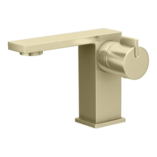 Toreno Casa Mono Basin Mixer Tap Brushed Brass -Bathroom Essentials Shop ta32bbrlrg