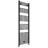 Toreno Black W500 X H1600mm Heated Towel Rail - Straight -Bathroom Essentials Shop trb516l