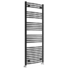 Toreno Black W600 X H1600mm Heated Towel Rail - Curved -Bathroom Essentials Shop trb616clrg