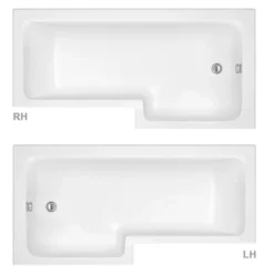 Toreno L-Shaped 1700 Complete Bathroom Package -Bathroom Essentials Shop trcbs d1