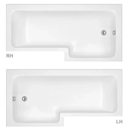 Toreno L-Shaped 1700 Complete Bathroom Package -Bathroom Essentials Shop trcbs d1