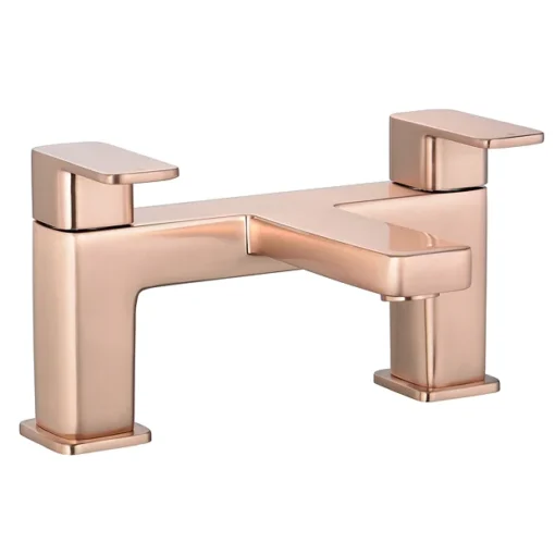 Toreno Modern Rose Gold Bath Filler Tap -Bathroom Essentials Shop trgbf nl