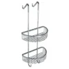 Toreno Chrome 2-Tier Hanging Shower Caddy -Bathroom Essentials Shop trsch2 l