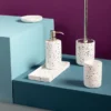 Toreno Concrete Toilet Brush Holder -Bathroom Essentials Shop trtbd1