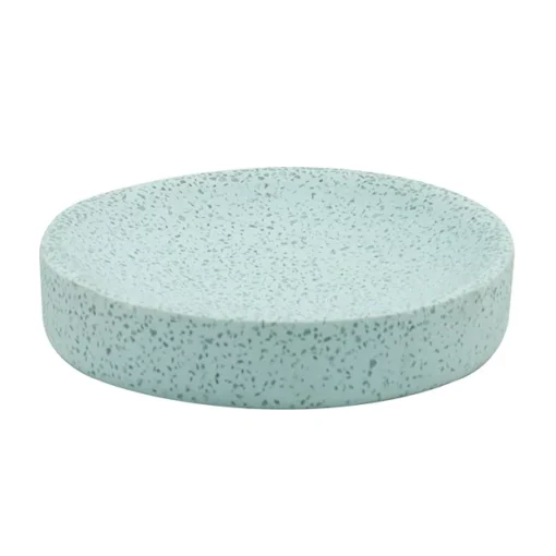 Toreno Duck Egg Terrazzo-Effect Polyresin Soap Dish -Bathroom Essentials Shop tzsdde l