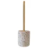 Toreno Terrazzo-Effect Concrete Toilet Brush Holder -Bathroom Essentials Shop tztb l